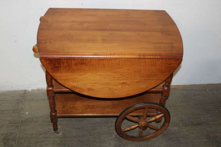 Colonial Maple Tea Cart