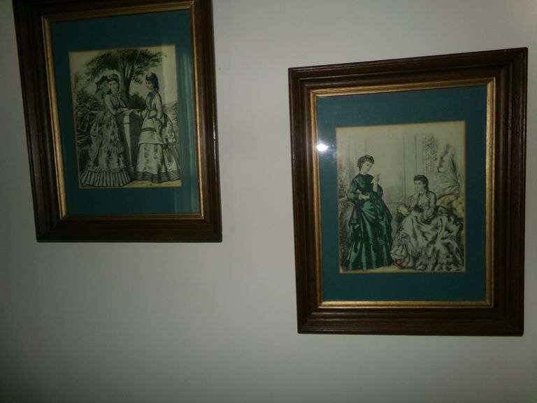 2 Framed Victorian Prints