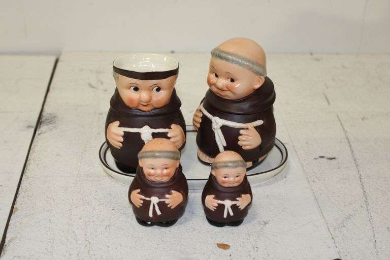 Vintage German Friar Set