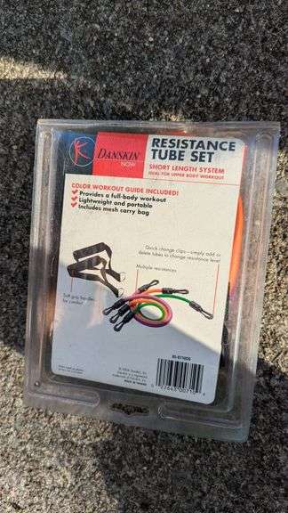 Resistance tube set