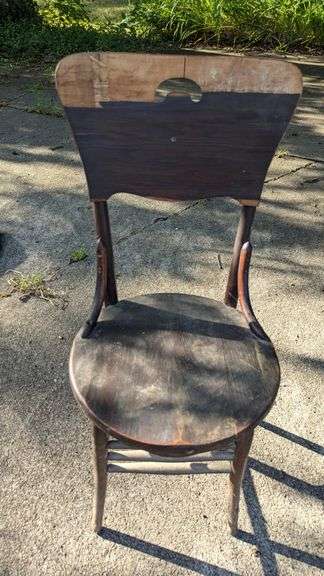 Vintage wood dining chair