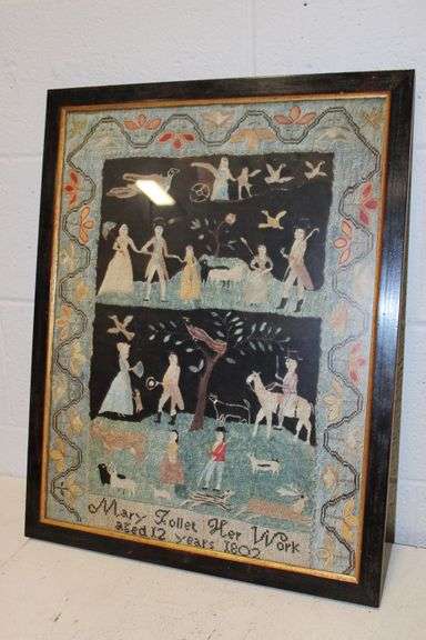 Folk Art Sampler Print