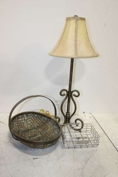 Lamp & Baskets