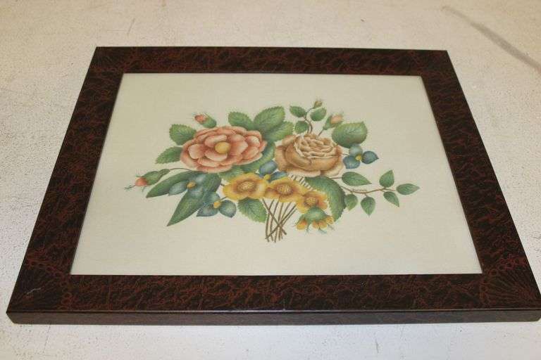 Floral Velvet Painting