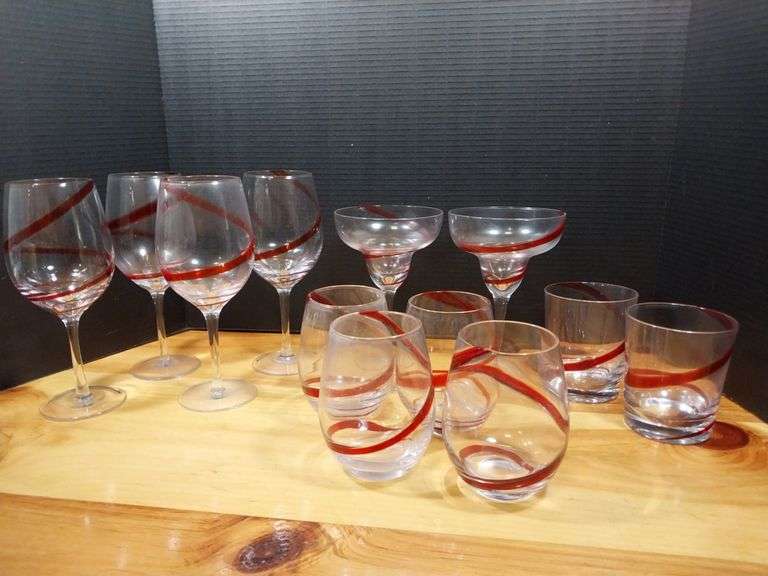 Red Swirline Drinkware