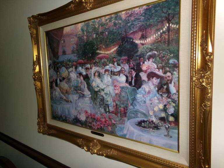 Framed Victorian Print