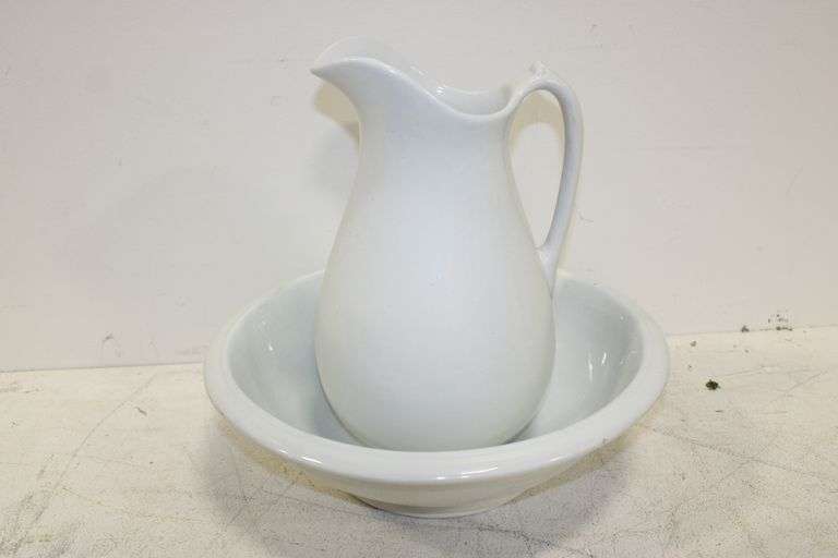 Royal Ironstone Pitcher & Basin Set