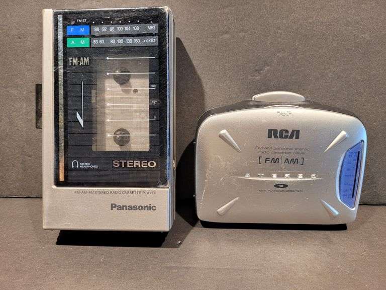 Panasonic Stereo FM-AM Cassette Player & RCA