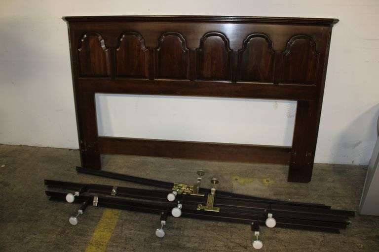 Queen Headboard & Metal Frame