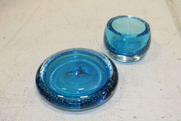 Turquoise Bubble Glass