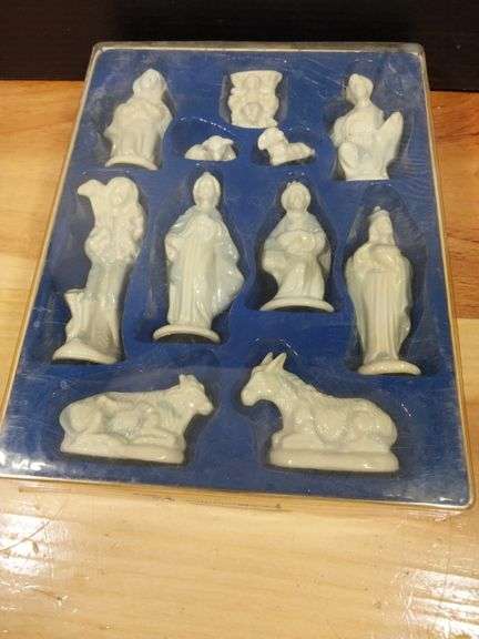 Porcelain Nativity Set