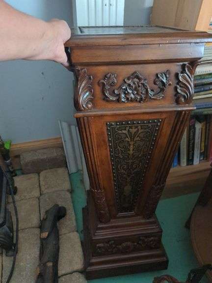 Victorian Style Carved Pedestal