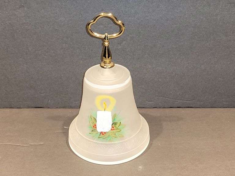 Christmas Bell - Candle Design with Metal Handle