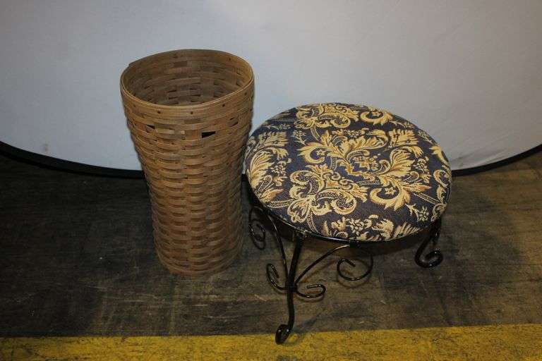 Umbrella Basket & Footstool