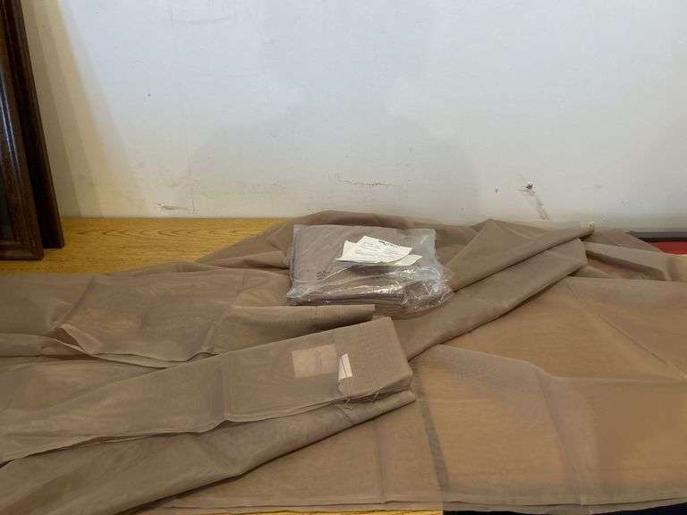 New Taupe Curtain Sheers