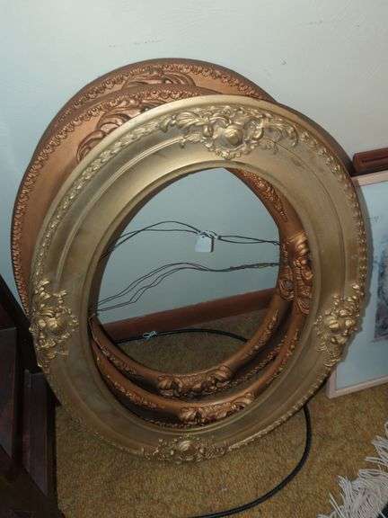 Collection of Three Neoclassical Style Oval Frames