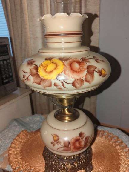 Gone with the Wind Brass Hurricane Parlor Lamp