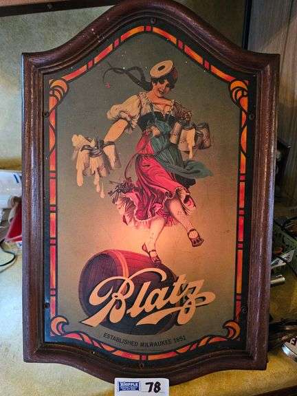 Blatz Beer Sign
