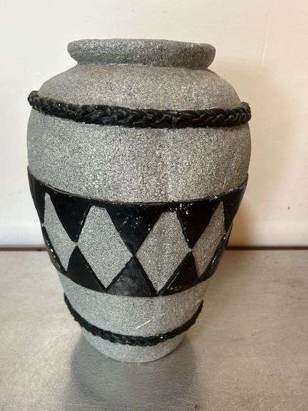 Plaster Floor Vase