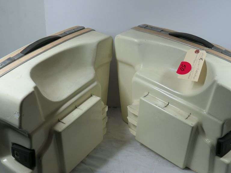 White Krauser Saddle Bags