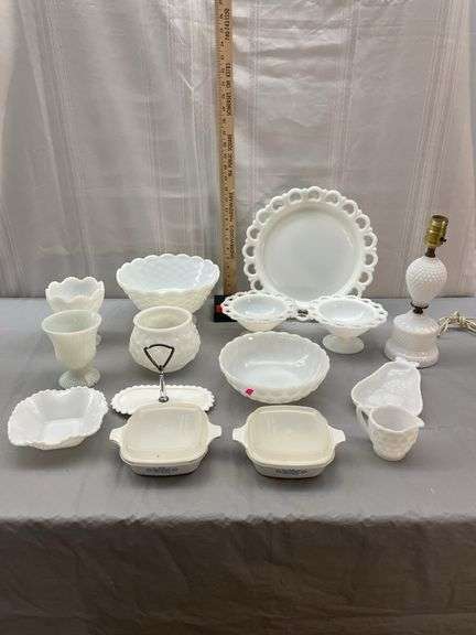 Milk Glass and Corning Ware