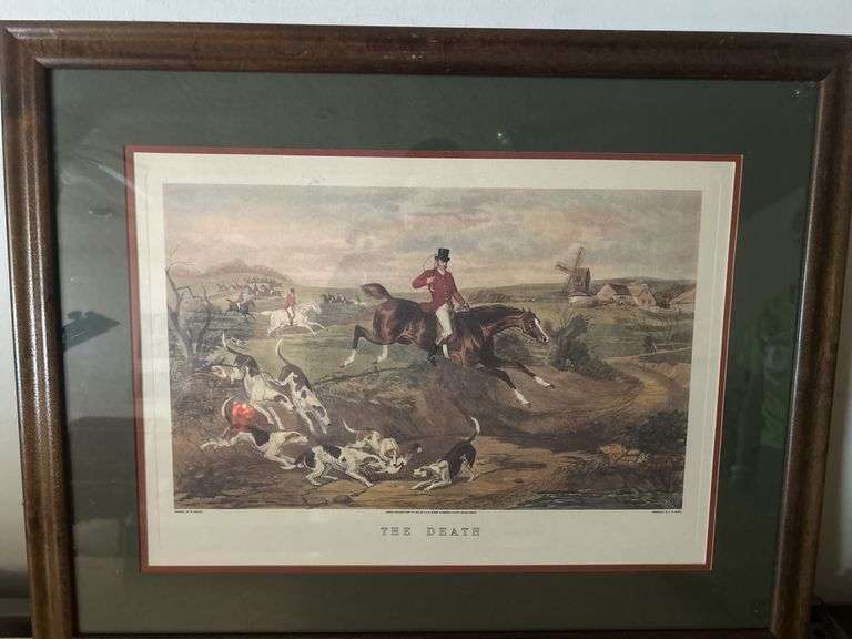 Lithograph Print "The Death"