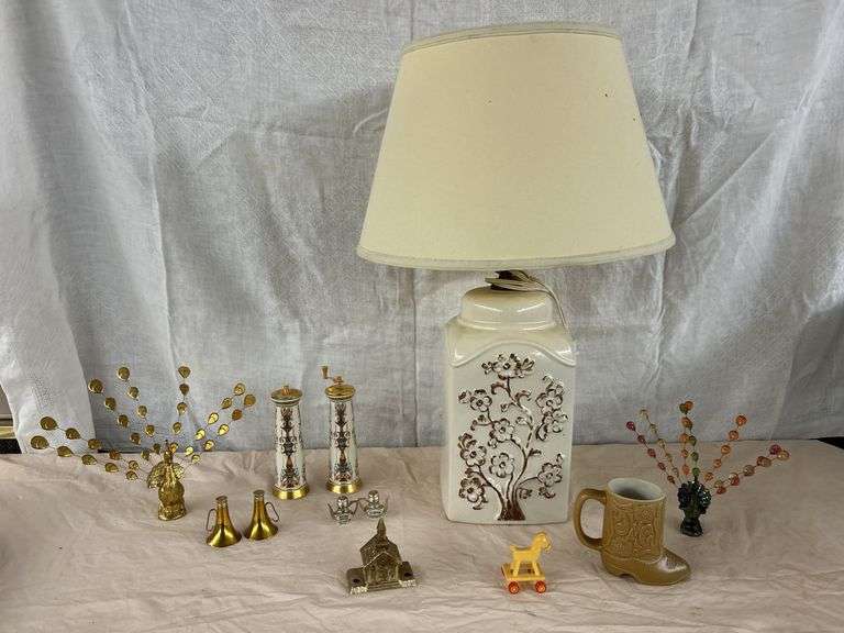 Ceramic Lamp, S&P Shakers & More