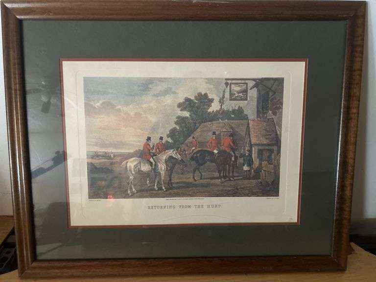 Lithograph Print "Returning..."