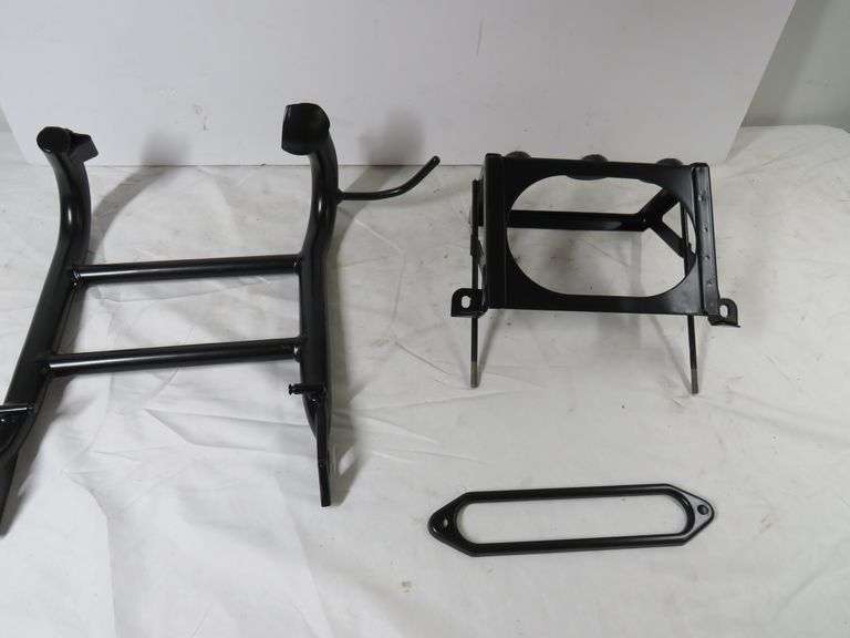 Black powder coated center stand, Battery box 78' /6, /7