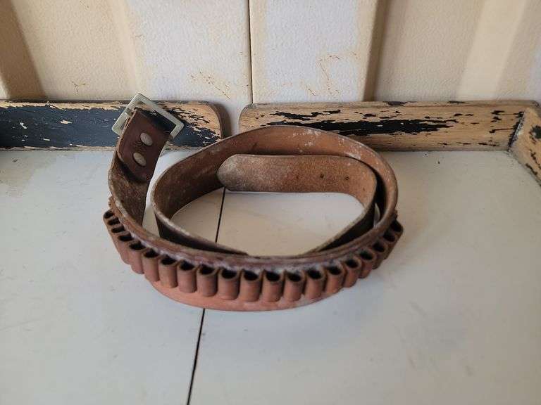 Leather Ammo Belt Size L