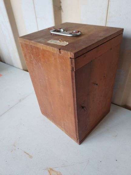 Baush &Lomb Optical Wood Microscope Case