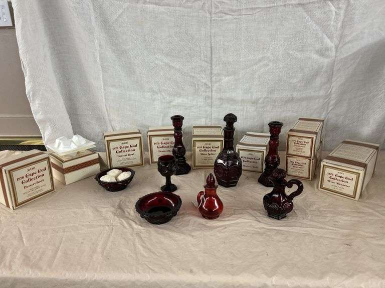 Avon Cape Cod Ruby Ware
