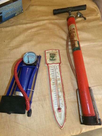 Advertising Thermometer, Pumps