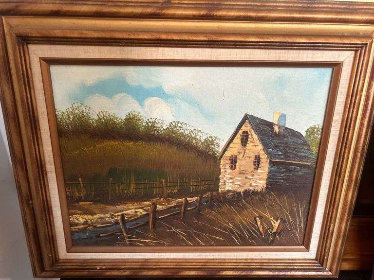 Framed Original Oil Painting
