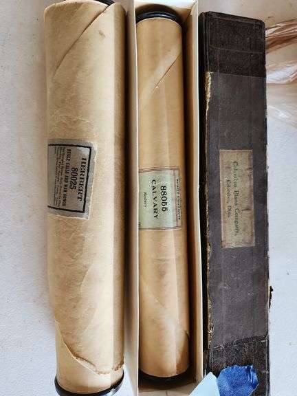Player Piano Rolls Herbert 80025 Bugle Calls and War Songs and 88055 Calvary Rodney from Columbus Pi