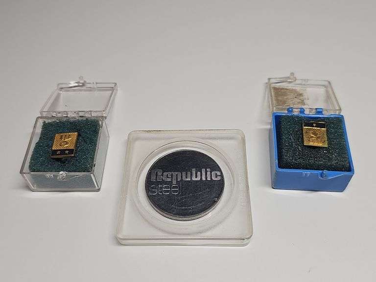 10k Dedication Pins / Republic Steel Round
