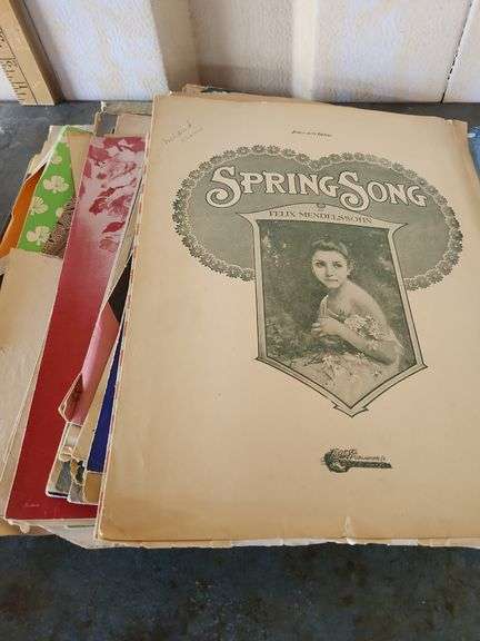 Assorted Vtg. Sheet Music