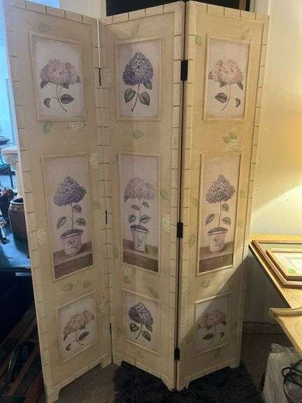 Three-Panel Room Divider