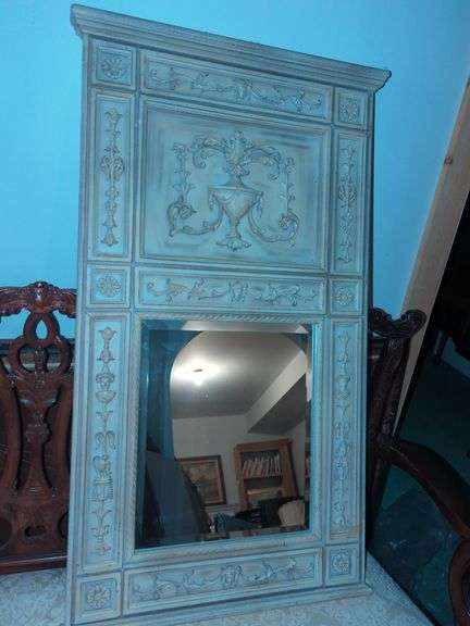 Grecian Style Entryway Wall Mirror