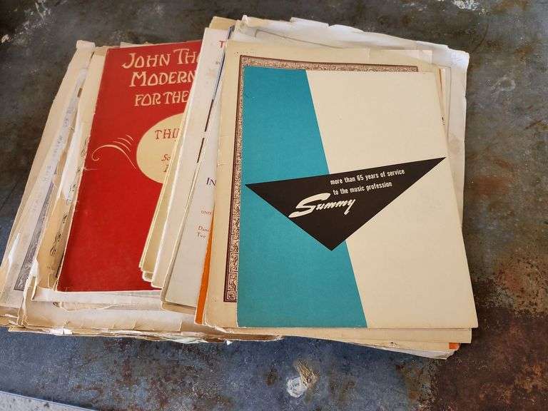 Assorted Vtg. Sheet Music