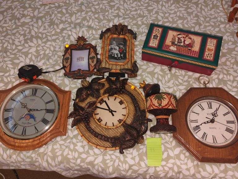 Wall Clocks, Trinket Boxes and Frames