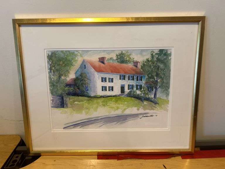 Original Geisleichter Watercolor