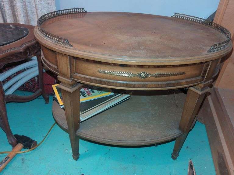 Louis XVI Style Bouillotte Occasional Table