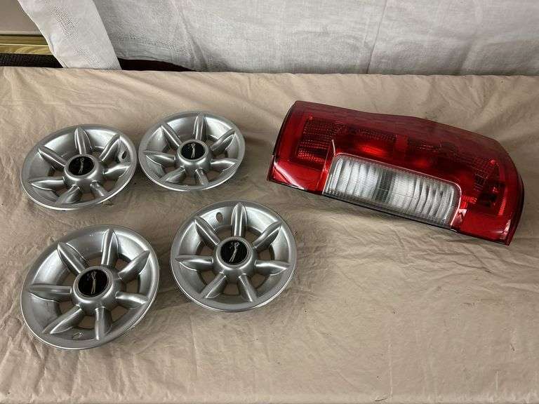 Golf Cart Hub Caps & Vehicle Tail Light