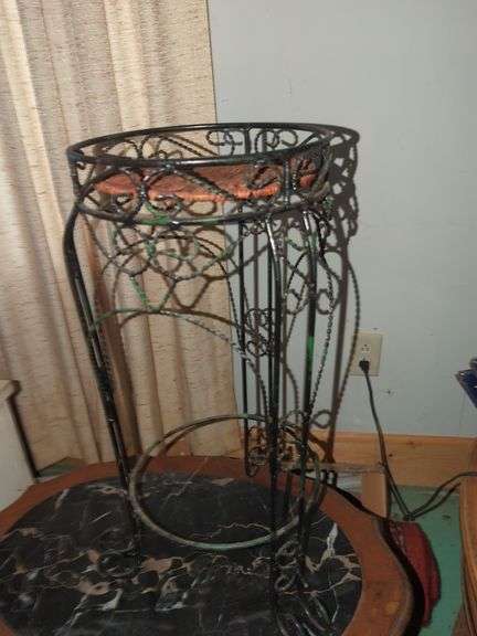 Wrought Iron Plant Stand
