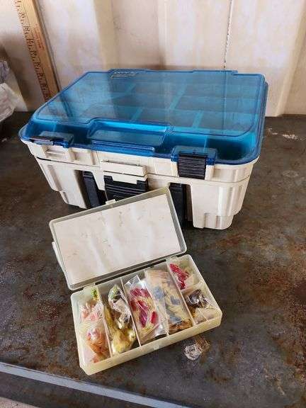 Plano Plastic Tackle Box & Some Contents