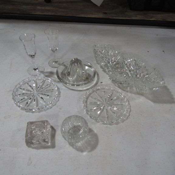 Assorted Clear Glass