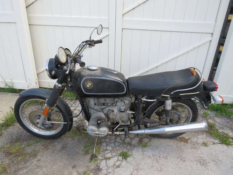 74' R90/6 running bike with title,