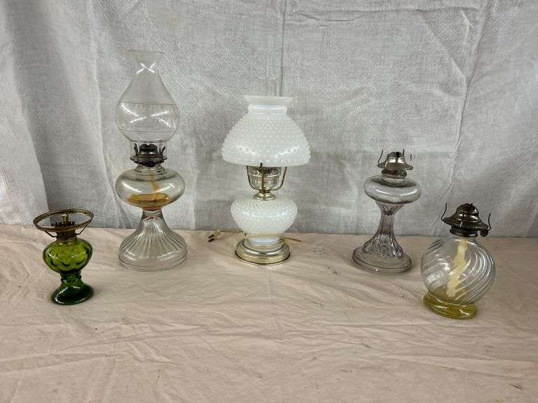 Glass Oil Lamps