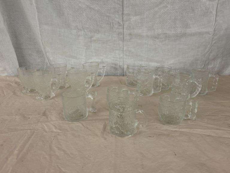 Flintstones & McDonalds Glasses